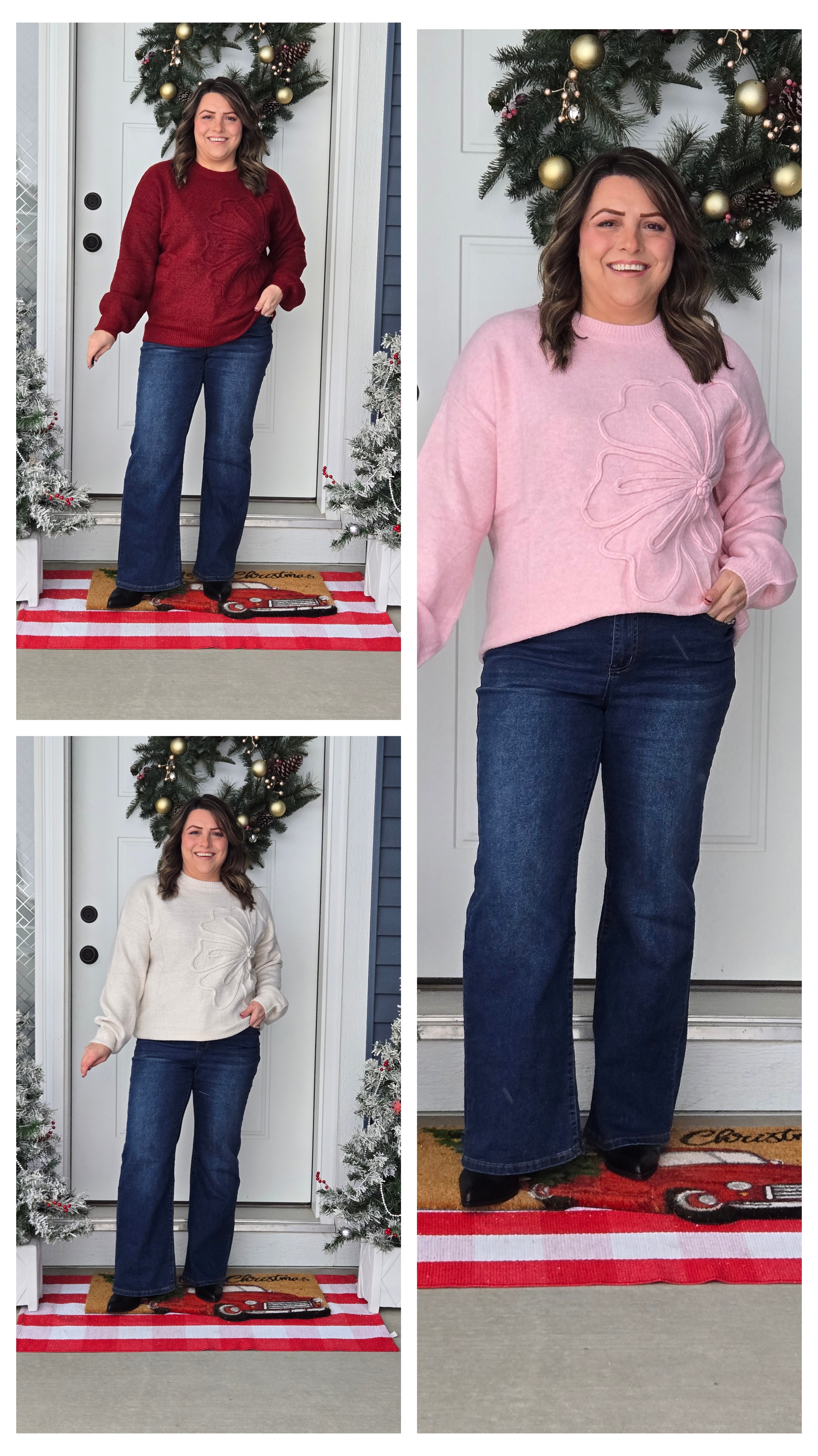 One sweater three colors 

#LTKPlusSize #LTKPetite #LTKMidsize