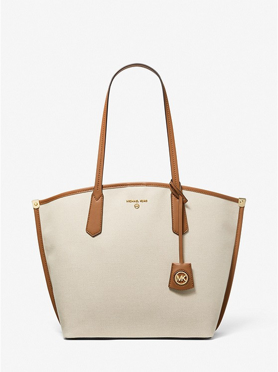 Jane Large Canvas Tote Bag | Michael Kors US