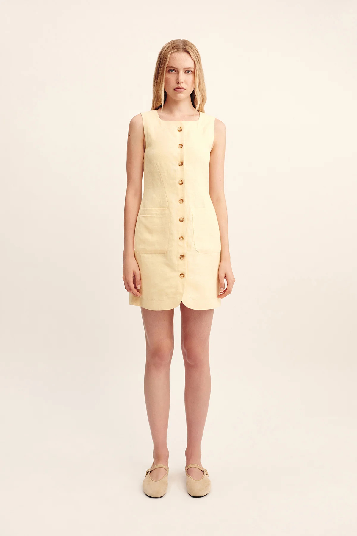 EMMA BUTTON DOWN DRESS | POSSE (US)