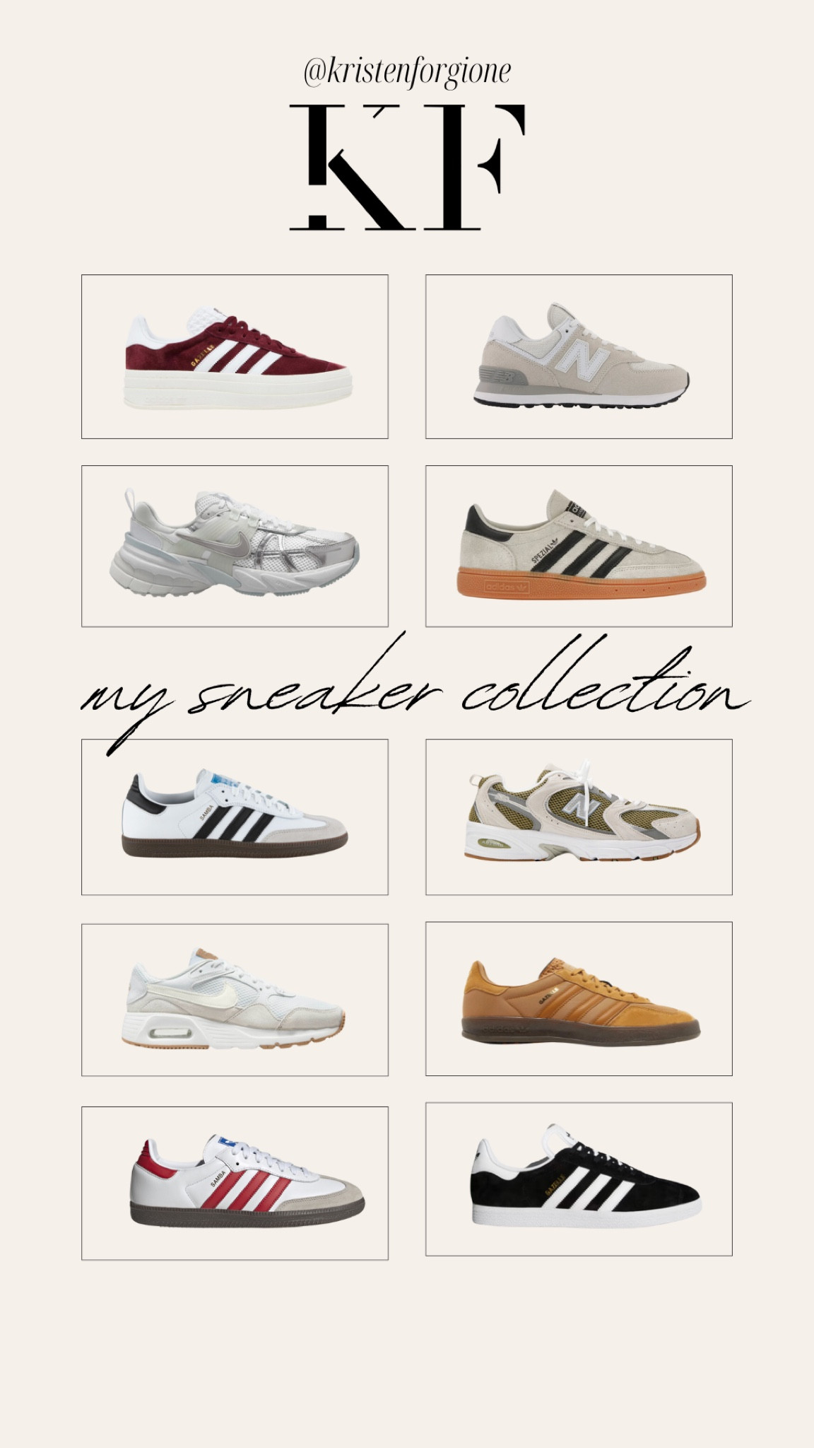 Rounding up all of my fav sneakers from my collection as we head into Fall! 

Sneakers // adidas // new balance // Samba // Gazelle // Nike 

#LTKOver40 #LTKActive #LTKShoeCrush