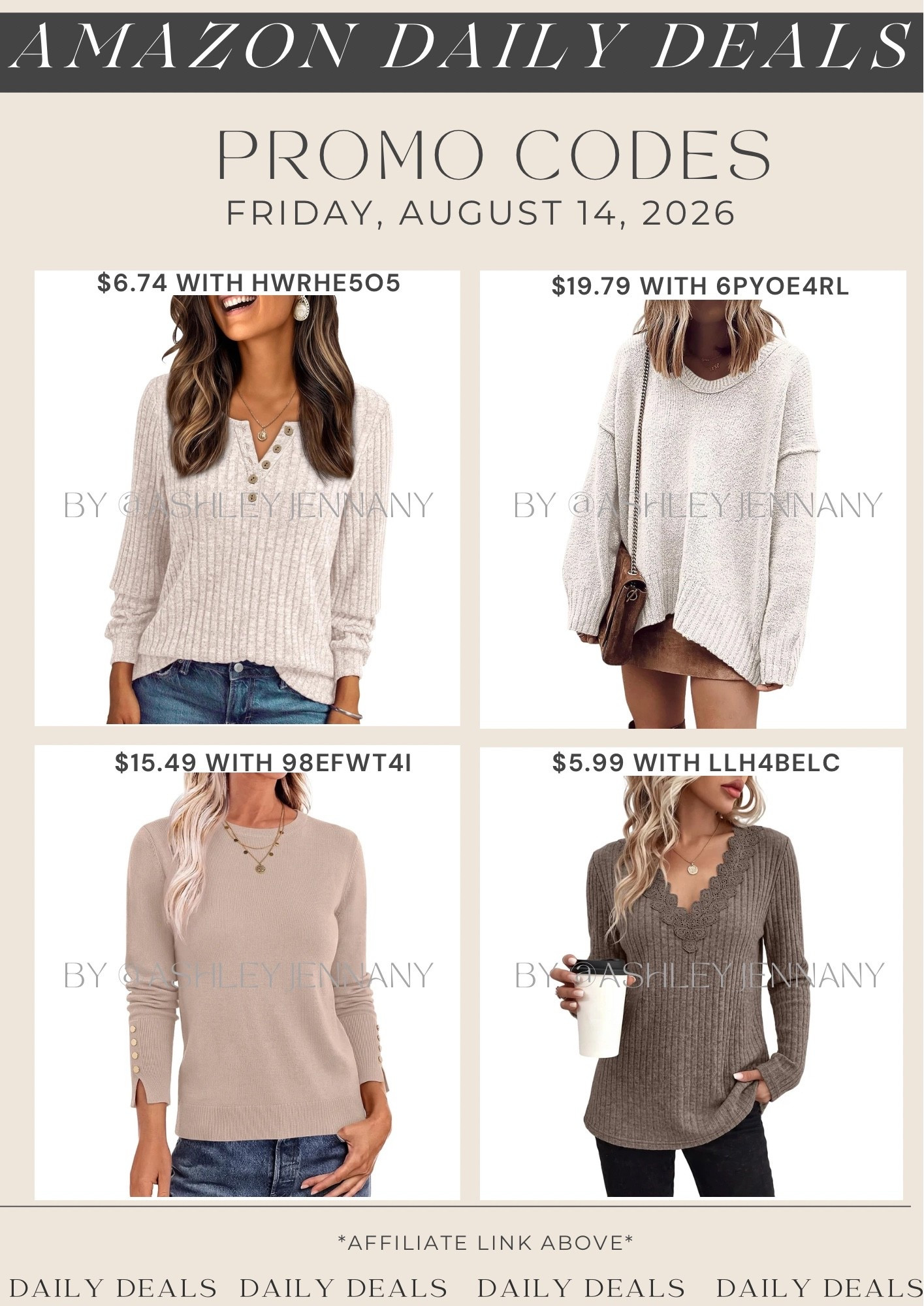 Amazon deals

#LTKSaleAlert #LTKMidsize #LTKSeasonal