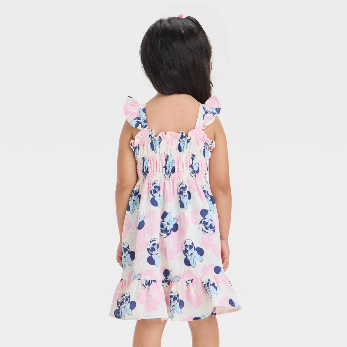 Toddler Girls' Disney Minnie Mouse Woven Gauze Dress - Pink 2T | Target