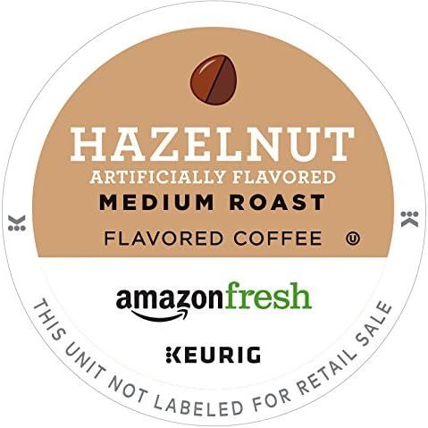AmazonFresh 80 Ct. K-Cups, Hazelnut Flavored Medium Roast, Keurig K-Cup Brewer Compatible | Amazon (US)