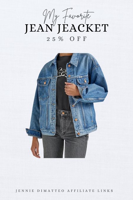 My favorite Jean jacket for an oversized look! It’s so comfortable and pairs well with so many different outfits!

Oversized jean jacket. Wrangler Jacket. Trucker Jacket. Jean jacket on sale  

#LTKstyletip #LTKSpringSale #LTKsalealert