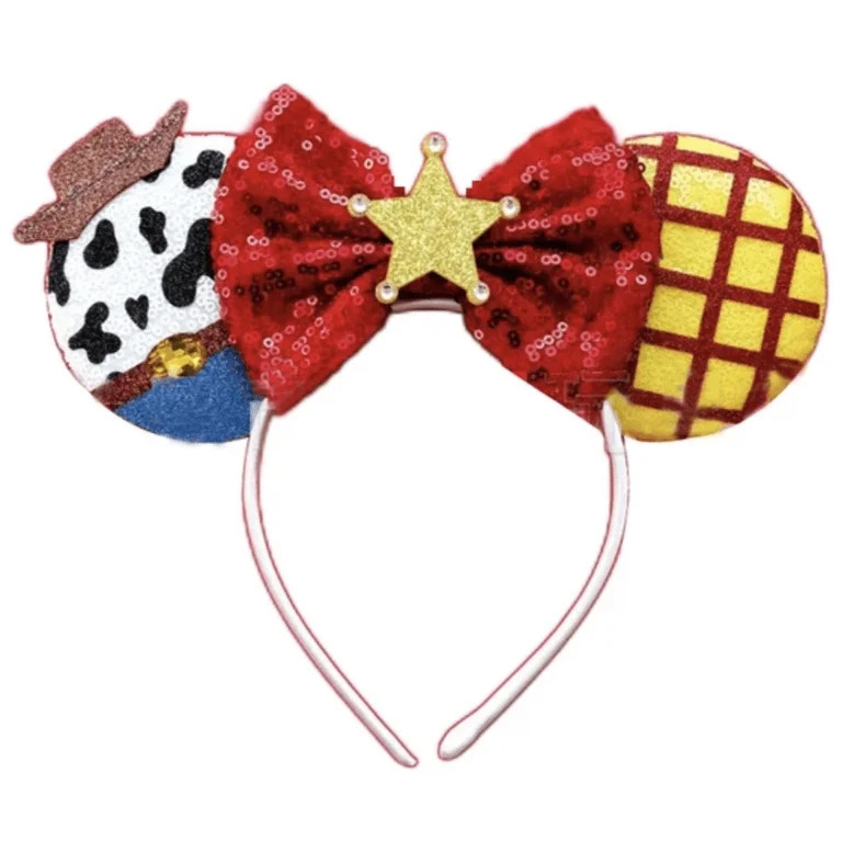 Gifts by RD Woody Toy Story Inspired Minnie Ears, Toy Story Ears, White Ears, Mickey Ears | Walmart (US)
