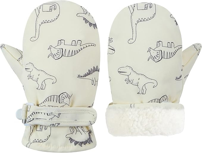 Toddler Mittens Lined Fleece Snow Gloves for Boys Girls Kids Winter Ski Gloves Baby Mittens | Amazon (US)