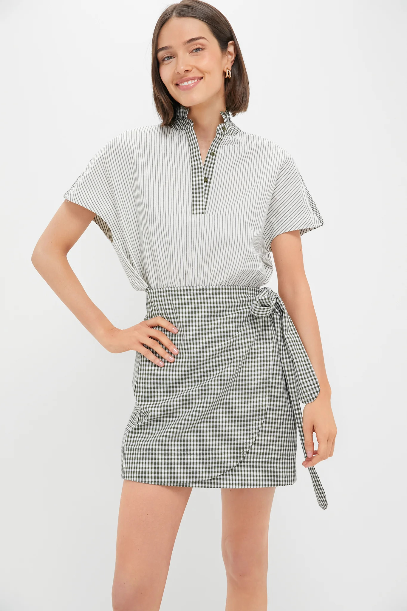 Green Gingham Frida Dress | Tuckernuck (US)