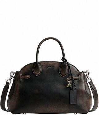 COACH Loved Leather Empire Carryall 28 Satchel Bag | Dillard's | Dillard's