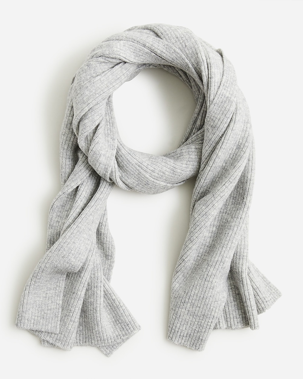 Ribbed scarf in Supersoft yarn | J. Crew US