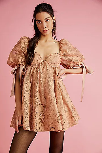 For Love & Lemons Louisa Mini Dress | Free People (Global - UK&FR Excluded)