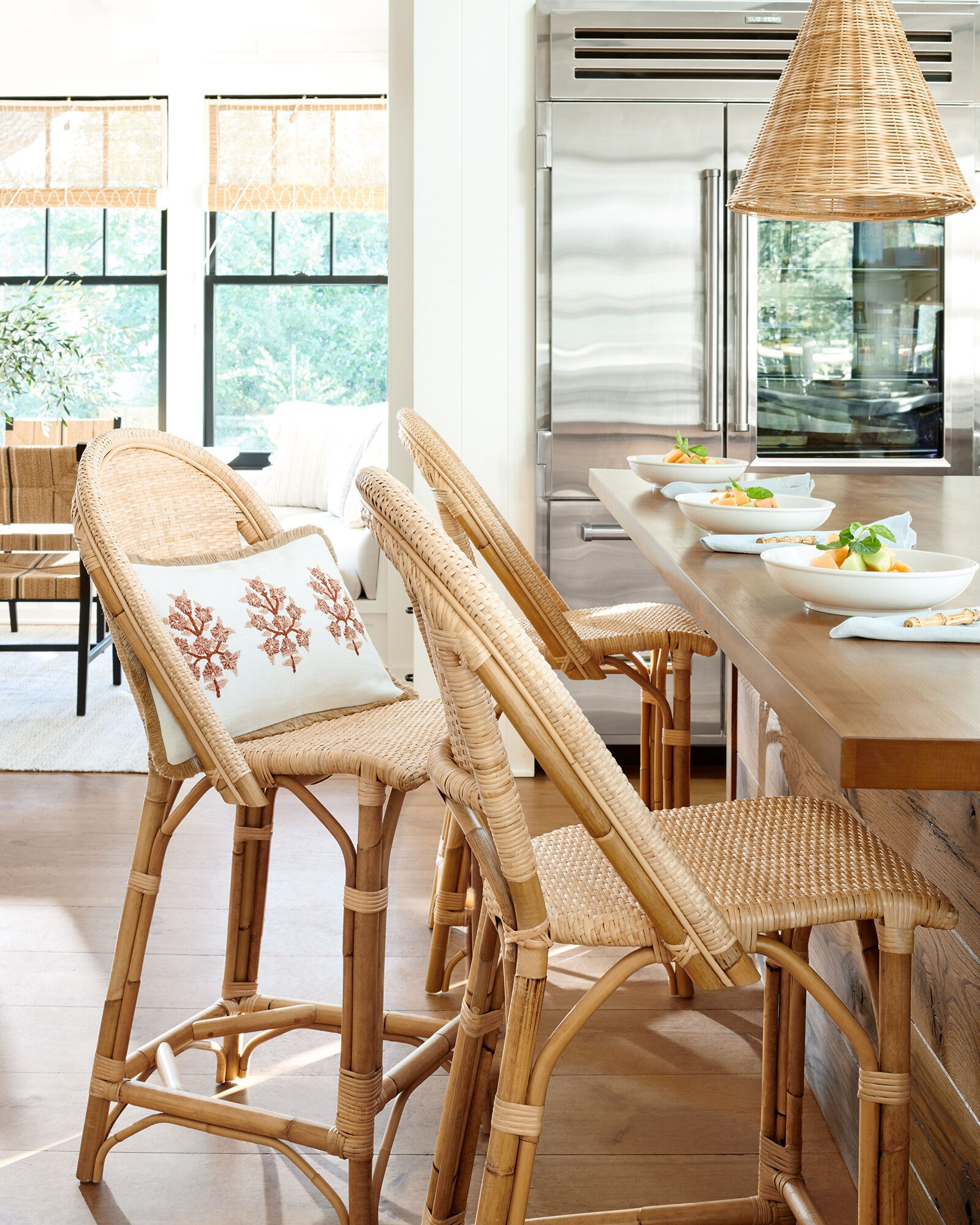 Sunwashed Riviera Counter Stool | Serena and Lily