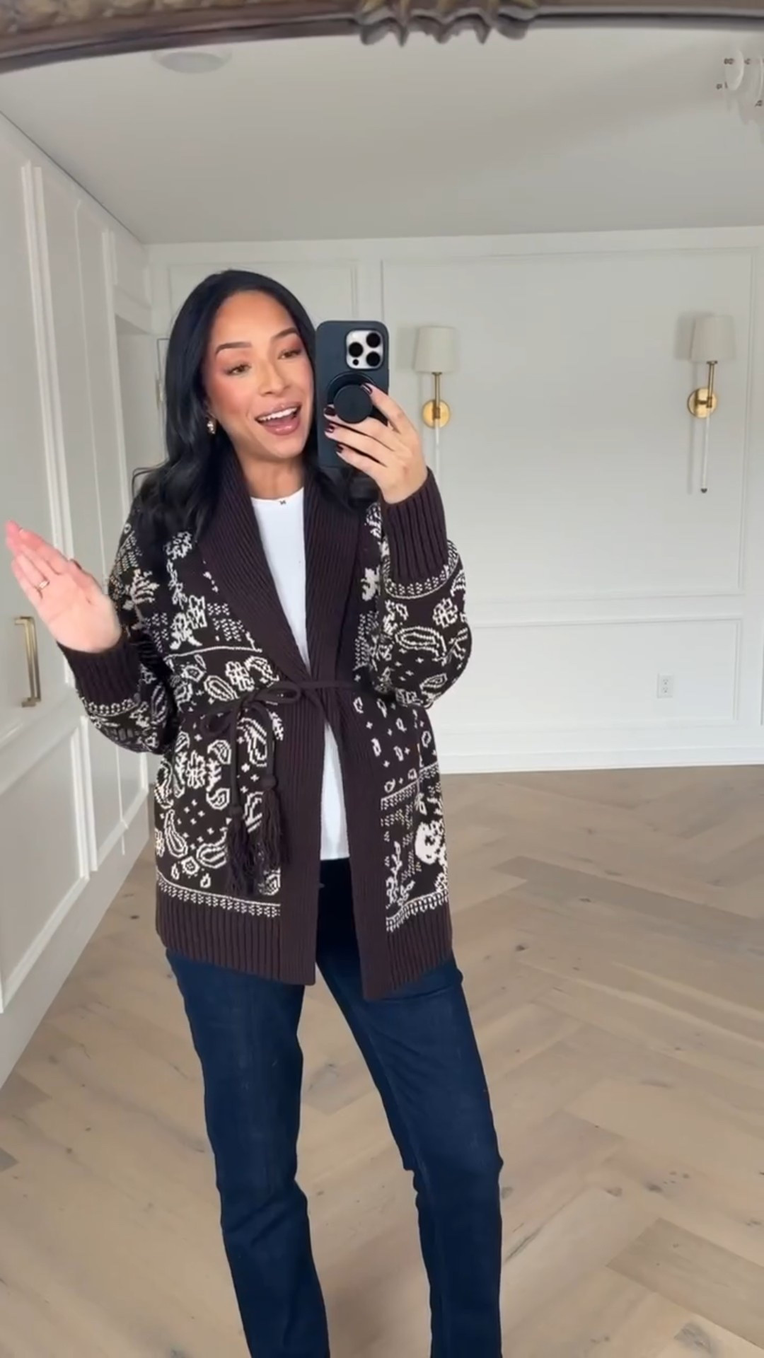 Use code AFNENA for an extra 15% OFF Abercrombie! Almost everything is up to 40% OFF + my code stacks on top!! Wearing size S white tee, size M belted cardigan and size 26 long straight leg jeans (rinse ) 

Winter Outfit 
Winter Fashion 
Holiday Outfit 
Casual Outfit 
Weekend Outfit 
Abercrombie Code 
Abercrombie Sale

#LTKSeasonal #LTKSaleAlert #LTKFindsUnder100