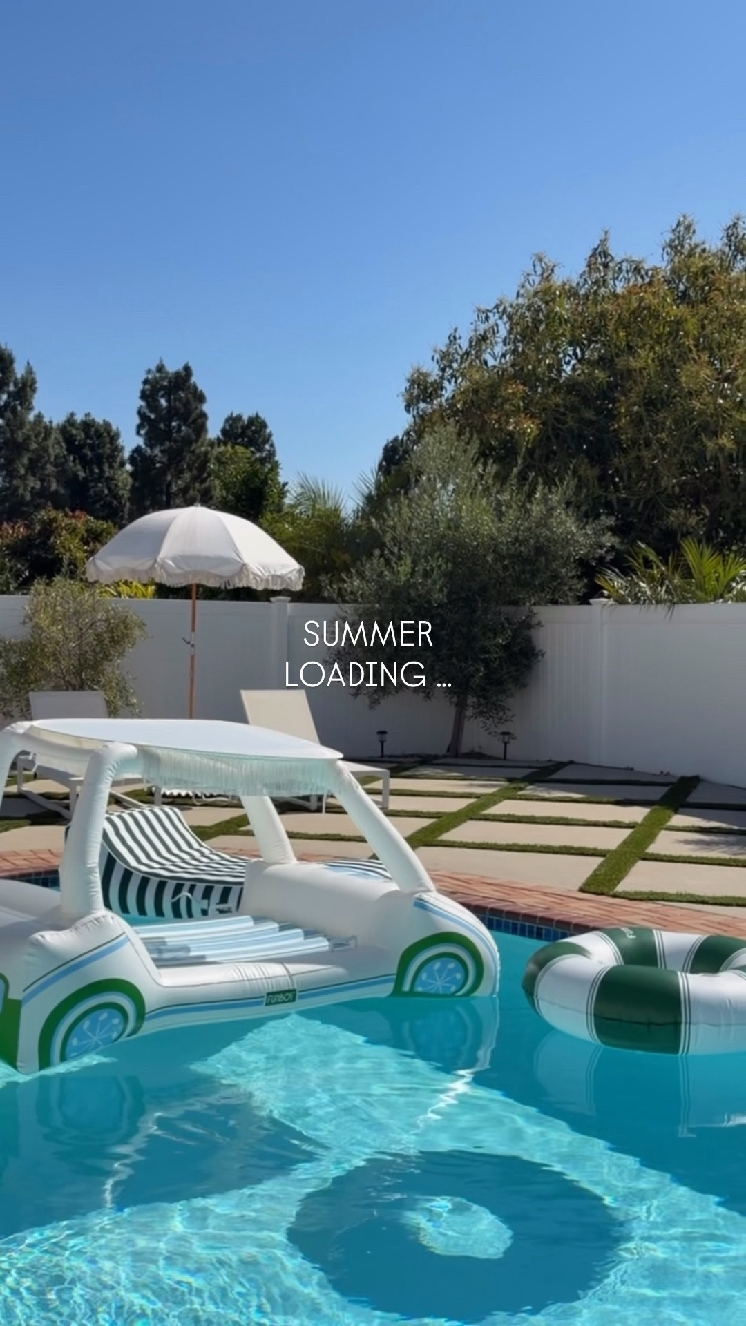 summer’s loading … adding @funboy ‘s new luxe fabric floats - timeless, investment-worthy, and elevated poolside essentials💚 linking on @shop.ltk
#liketkit ad 

#LTKSwim #LTKHome