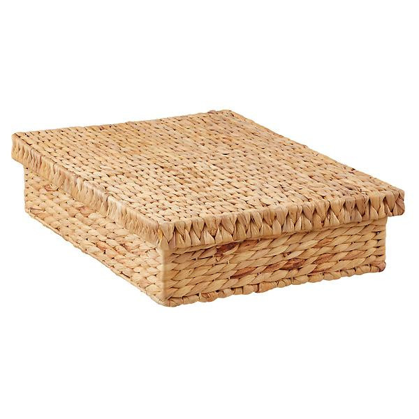 Water Hyacinth Document Box Paper Storage | The Container Store