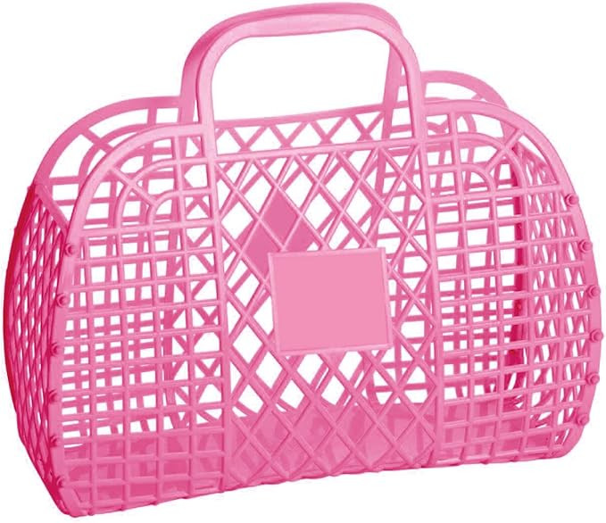 80's Retro Style Jelly Purse Retro Jelly Beach Bag Summer Child Bag Plastic Storage Halloween Gif... | Amazon (US)