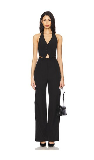 ALL THE WAYS Samantha Jumpsuit in Black. - size S | Revolve Clothing (Global)