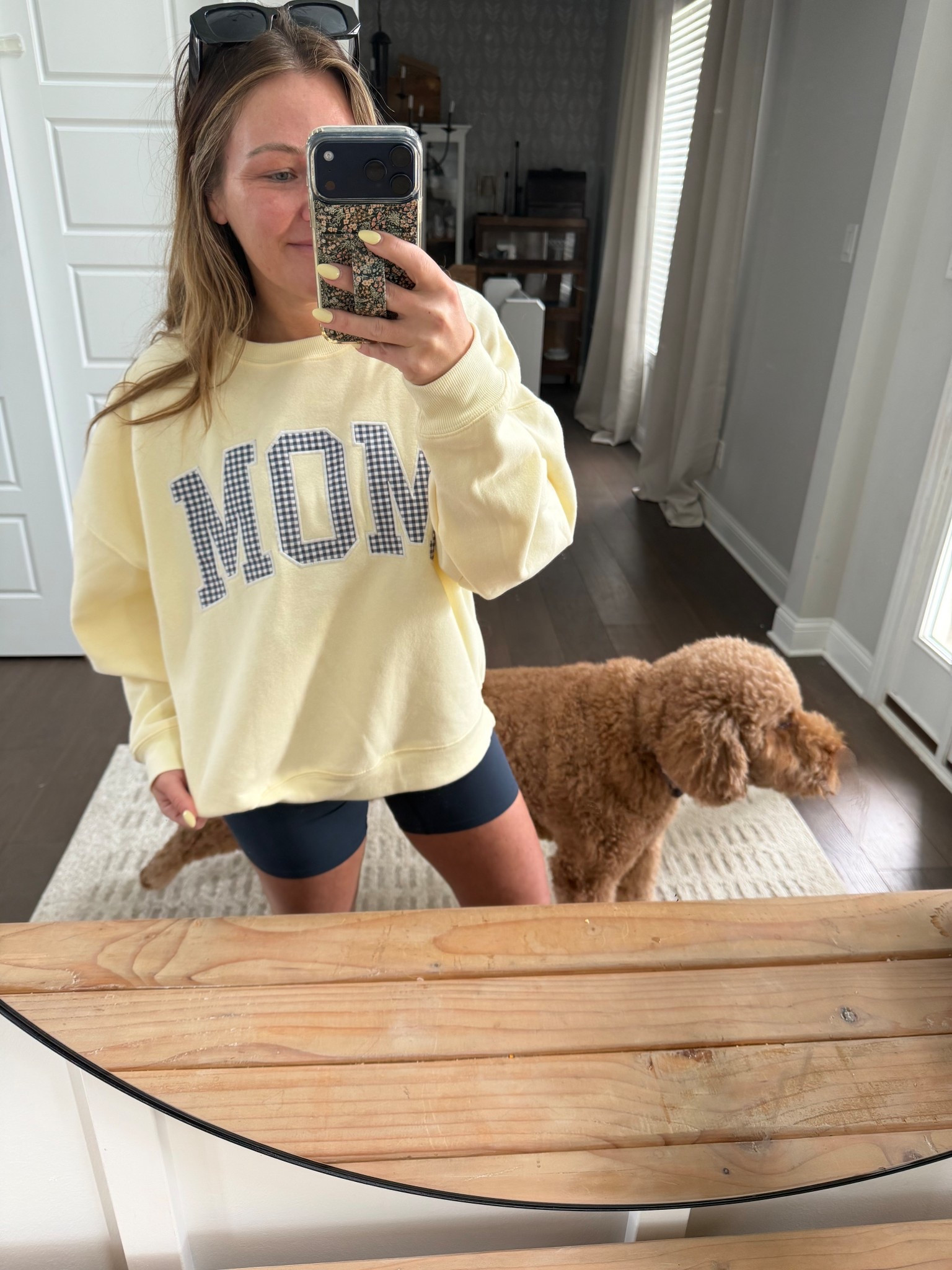 My new momiform😂 but for real, this sweatshirt is so comfy, and would make a great gift! The bike shorts are super comfy too, no top seam!

Sweatshirt - large
Shorts- medium 

Target, target style, Mother’s Day, bike shorts, sweatshirt, mom sweatshirt 

#LTKActive #LTKmomlife #LTKgrwm