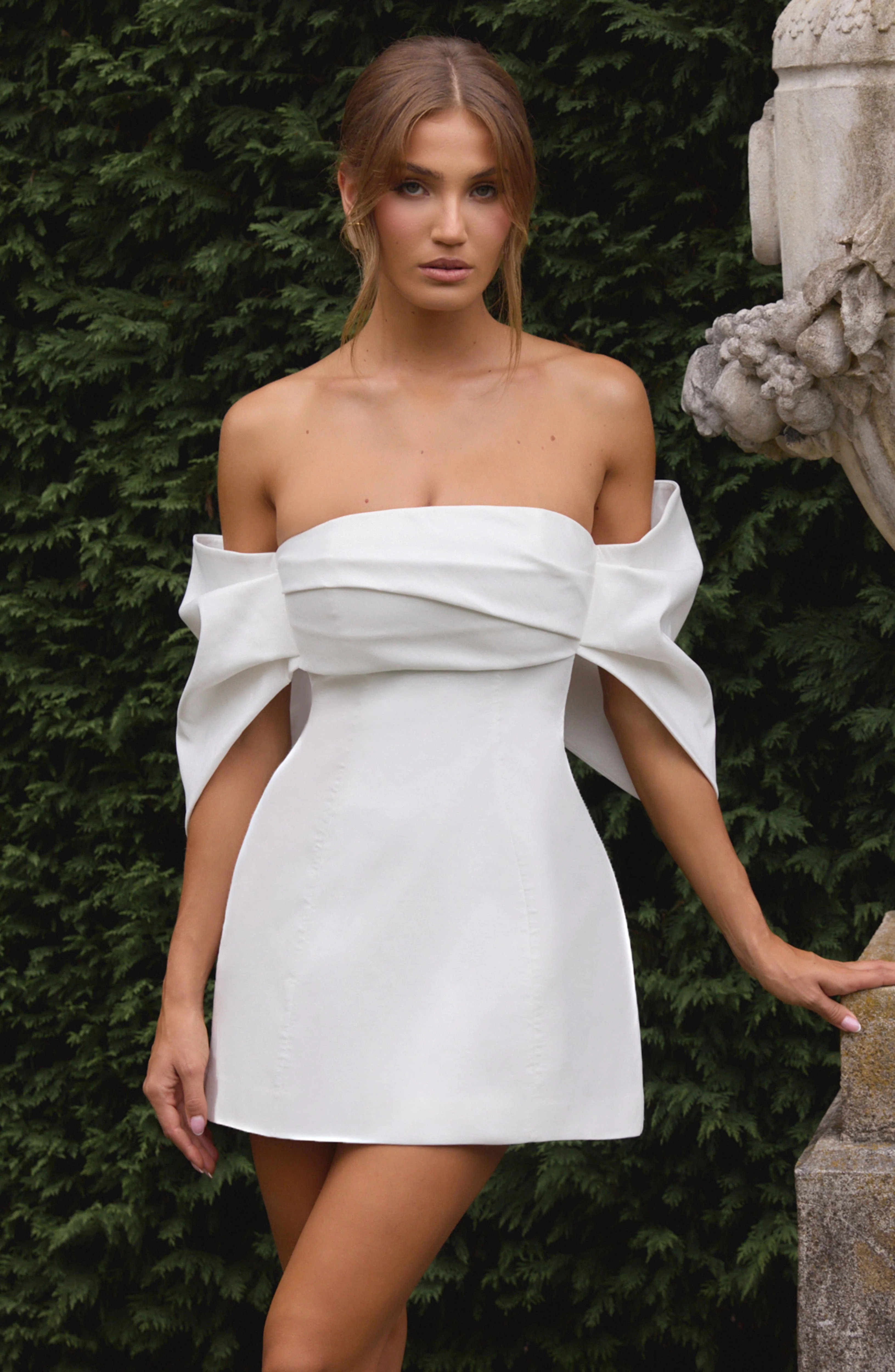 Briella Mini Dress - Ivory | Babyboo (global)