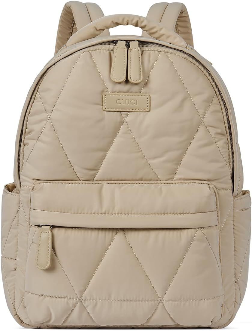 CLUCI Quilted Backpack for Women Mini Backpack Small Travel Backpack for Women Puffer Bag Lightwe... | Amazon (US)