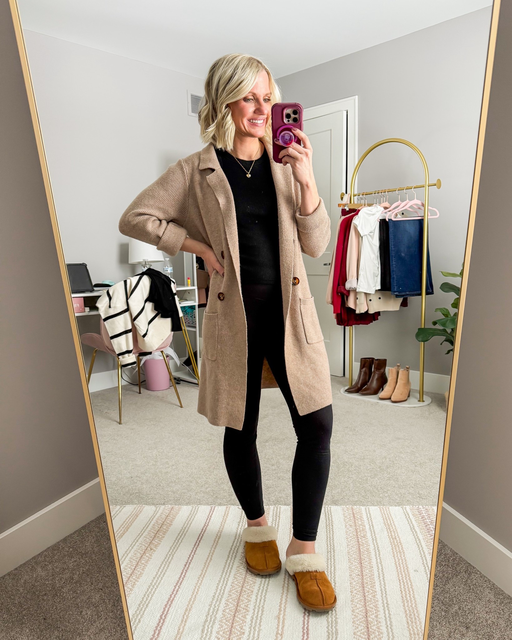 What I wore this week! Cozy winter outfit I wore at home! 
Cardigan- small
Leggings- xsmall
Top- smalll

#LTKootd #LTKPetite #LTKOver40