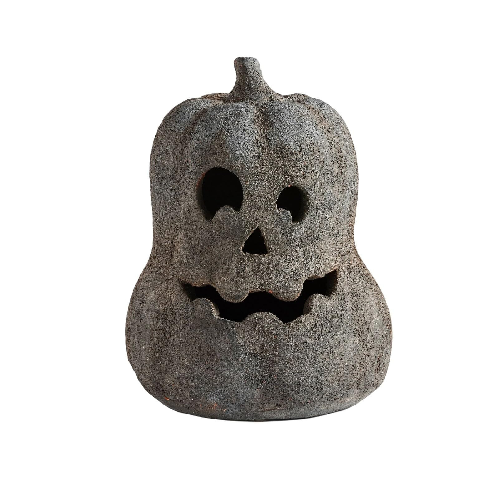 Hallowmas Handcrafted Jack-O'-Lantern, Artisanal Kiln-Fired Pumpkin with Hand-Carved Details, 202... | Amazon (US)