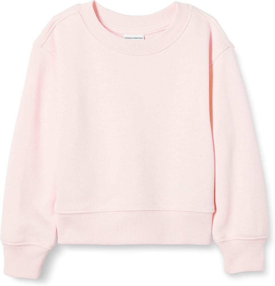 Amazon Essentials Girls and Toddlers' Crew Neck Sweatshirt | Amazon (US)