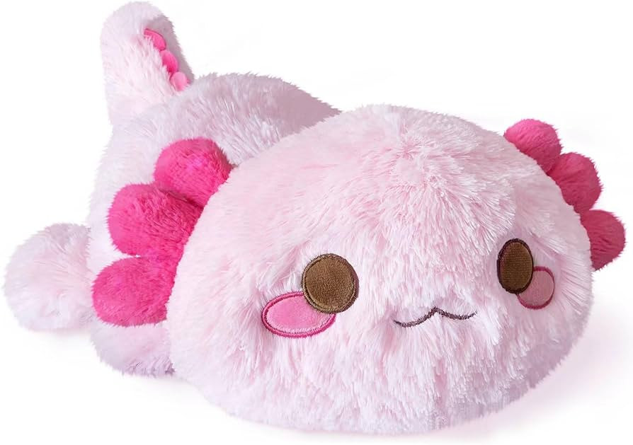 Microwavable Heating Pad for Women and Kids- Axolotl Warmable Stuffed Animals - Kawaii Hot and Co... | Amazon (US)