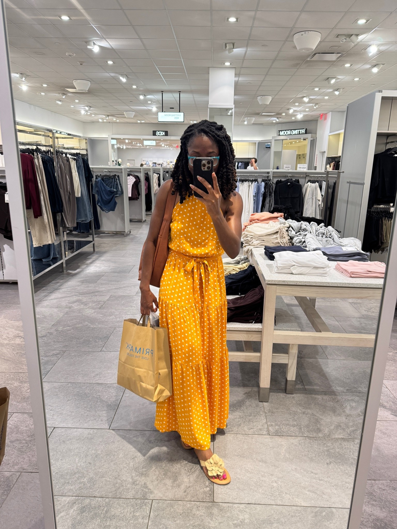 I love the style of this halter
sleeveless maxi dress which is the perfect summer dress . The flip flops are so comfortable.

#LTKootd