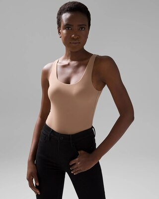 WHBM FORME™ All Ways Stretch Dual Neck Tank | White House Black Market