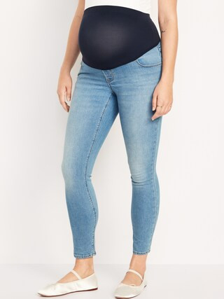 Maternity Full-Panel Skinny Jeans | Old Navy (US)