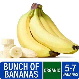 Fresh Bunch of Organic Bananas – 5-7 Bananas | Kroger