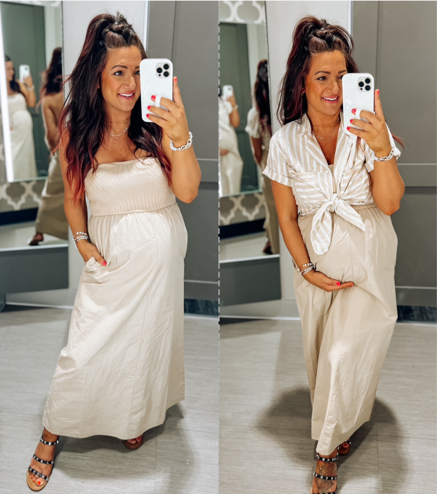 Target circle week is live! 30% off this dress today! Both top and dress tts. Non maternity but bump friendly and has pockets! Cute and casual, would be a great vacation outfit option or casual brunch dress. 

#LTKSummerSales #LTKStyleTip #LTKBump