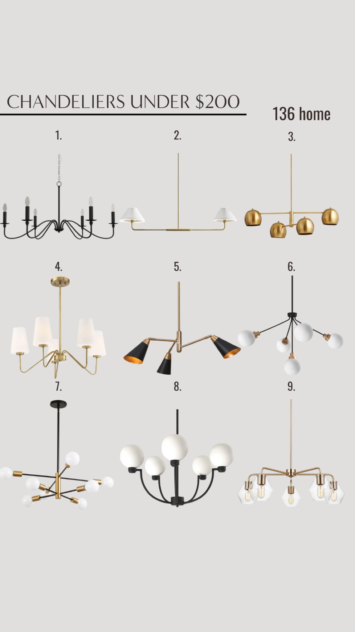 Chandeliers Under $200 #chandelier #lighting #under200 #homedecor #homedesign #interiordesign

#LTKhome #LTKstyletip