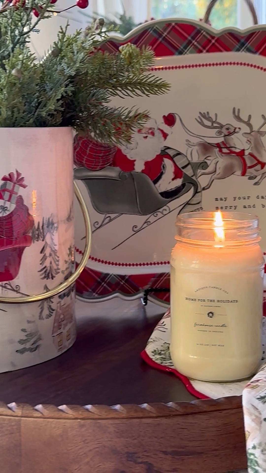 Festive Christmas Tray 

#LTKSeasonal