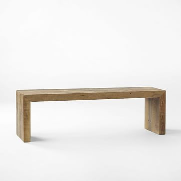 Emmerson® Reclaimed Wood Dining Bench - Reclaimed Pine | West Elm (US)