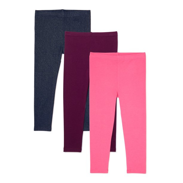 Garanimals Baby Girls & Toddler Girls Knit Leggings, 3-Pack (12M-5T) | Walmart (US)