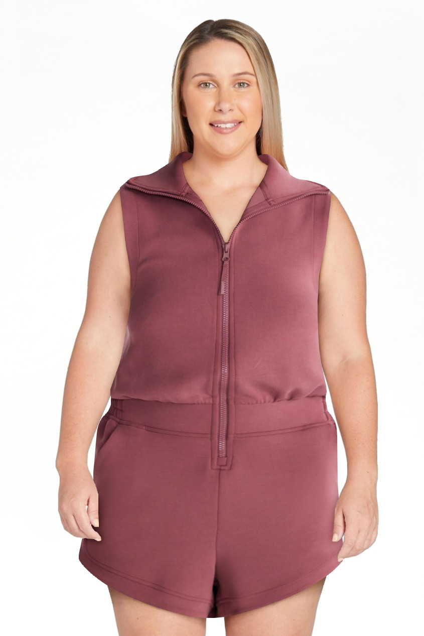 Avia Women's Scubaknit Romper, Sizes XS-4X | Walmart (US)