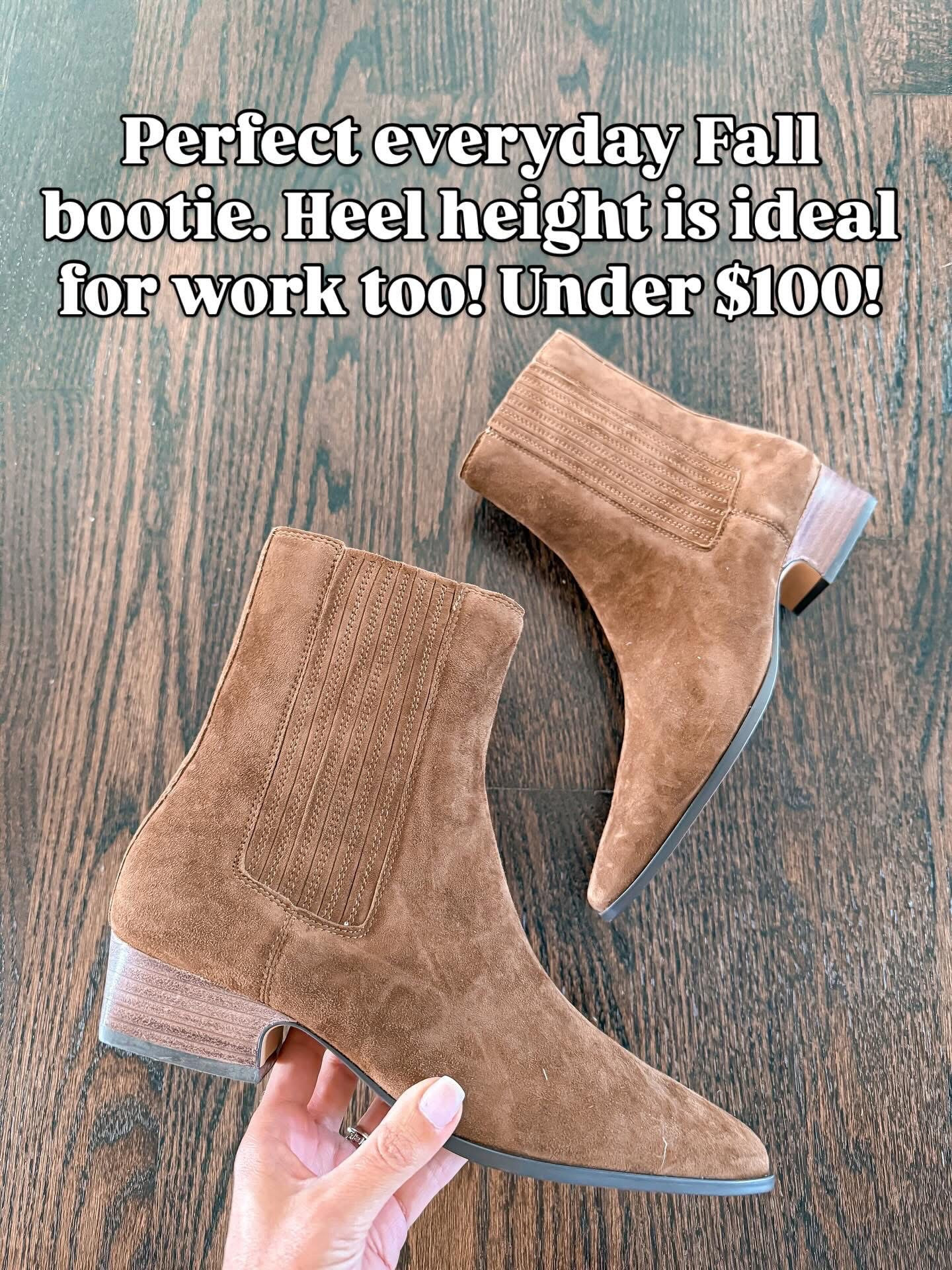 These booties from the NSale are under $100 and perfect everyday fall bootie 😍

#LTKFindsUnder100 #LTKSaleAlert #LTKShoeCrush