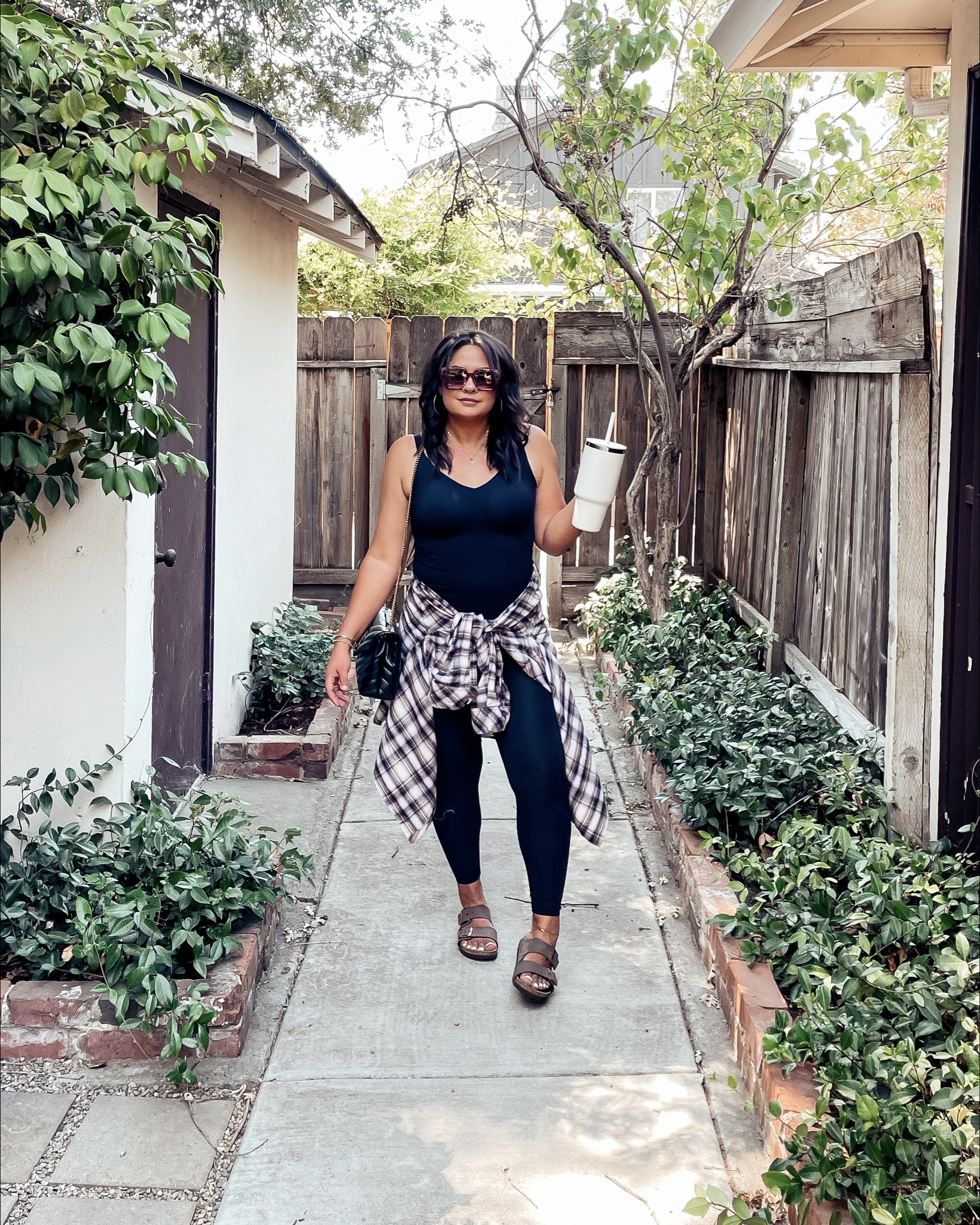 { fall.ish ❥

• BDG Urban Outfitters Brendon Plaid High-Low Hem Button Down Shirt in Pink - L 
• Honeylove LiftWear Cami in Vamp - XL 
*could have done a L. If between sizes, size down  
• Honeylove Leggings 2.0 in Jet Black - M

Honeylove ❥ use BETHANYP at checkout to save on ALL Honeylove shapewear!! 

• Bel Air Square Sunglasses in Dusk
• YSL Loulou Small Crossbody in Quilted Leather - Black Leather / Gold
• Hydro Flask 32 oz. All Around Travel Tumbler in Ivory
• UGG Goldenstar Cozy Clog in Chestnut - 9
• Sorel Joan Chelsea Boot in Black /Gum - 9

NSale . Nordstrom Anniversary Sale . Casual Midsize Style . Fall Essentials . Modern Rez Girl Aesthetic . Native American Content Creator } 

#LTKxNSale 

#LTKMidsize #LTKShoeCrush