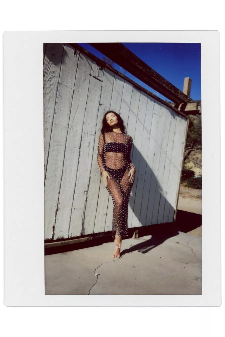 Pearl Mesh Long Sleeve Maxi Cover Up Dress | Nasty Gal UK (+IE)