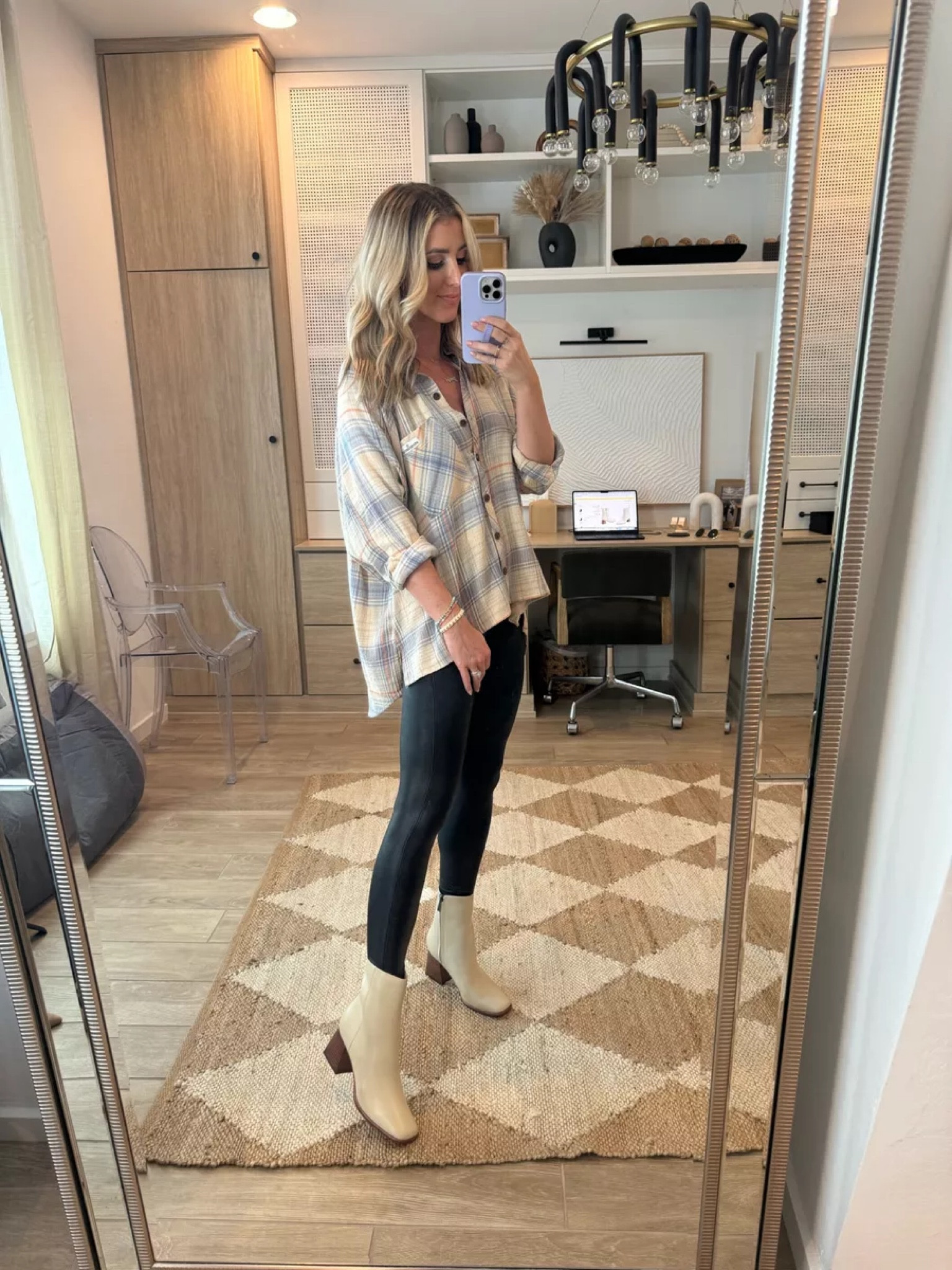 Love these Marc fisher booties from the Nordstrom anniversary sale! They run true to size and are so comfy!  Plaid button up is available in 2 colors!

Fall Boots
Casual Fall Outfit
Leggingss

#LTKxNSale #LTKSaleAlert #LTKStyleTip