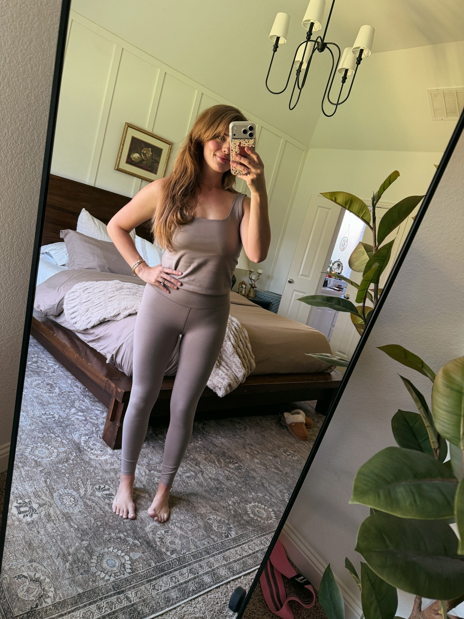 Organic active wear! Wearing medium in top small in bottom 

#LTKfitnessgoals #LTKootd #LTKSaleAlert