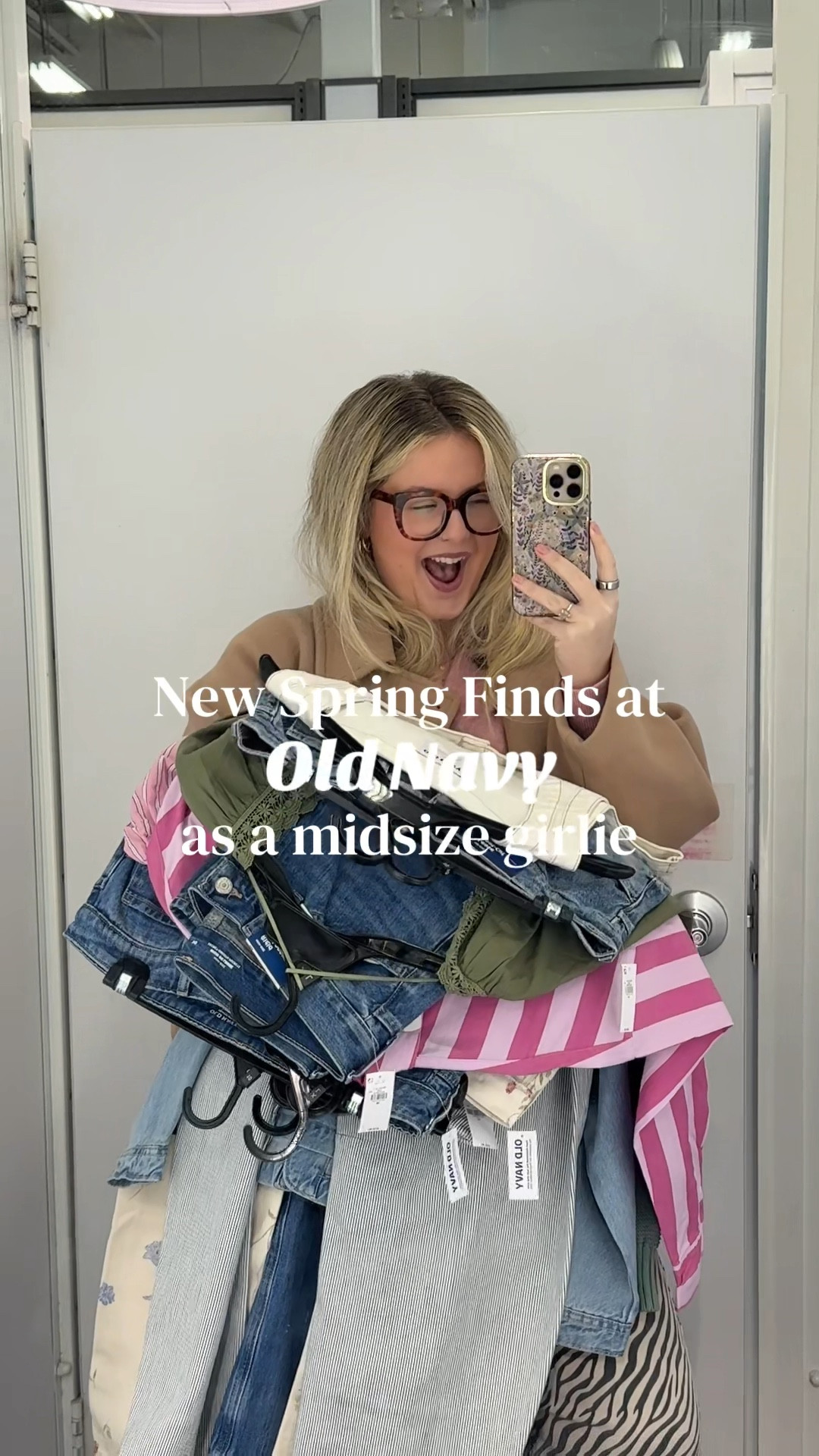 New spring finds @Old Navy as a midsize girlie!! Sizing info👇🏼
I'm 5'7" size 10-12/L
Seaside sweater - xl size up!
Floral jeans - not sold online yet
size up for
sure though! wearing a 10 Baggy barrels : 12, too big
Cropped chore jacket - large, a bit oversized!
Cream vest - medium, size down Bootcut jeans - 12, way too small Striped button down - xl, very oversized!
Rigid jeans - 10, tts
Pink peplum sleeve top - medium, size down!
Extra high rise, wide leg jeans - 10, LOVE THESE JEANS! TTS but they have some stretch Lace trim green top - large, size down
All 🔗s in my bio!!
#oldnavy #oldnavystyle #midsizefashion #midsizetryonhaul #springfashion

#LTKootd #LTKMidsize #LTKSaleAlert