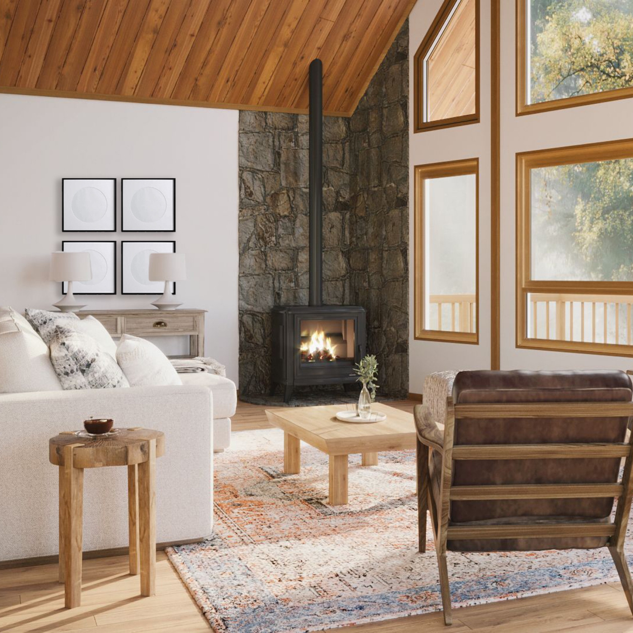 With the chilly weather outside, I'm daydreaming about being snuggled up in this beauty✨This cabin was a dream to design, and I'm still in awe of the textures and materials that make it so inviting!

#LTKHoliday #LTKhome #LTKstyletip