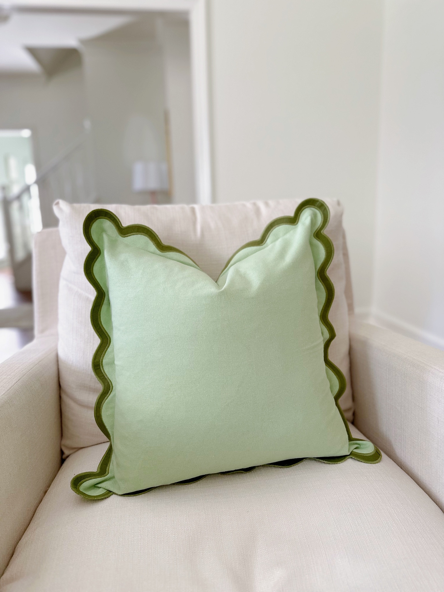 New colors in the scalloped pillows! 

#LTKfindsunder50 #LTKhome #LTKfindsunder100