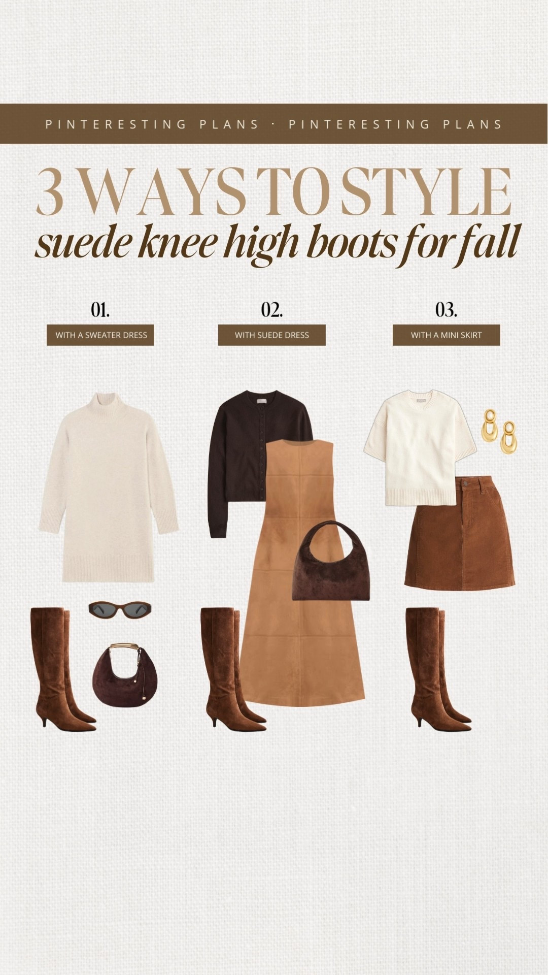 Three ways to style suede, knee-high boots 🙌🏻🙌🏻



#LTKSeasonal #LTKStyleTip #LTKShoeCrush