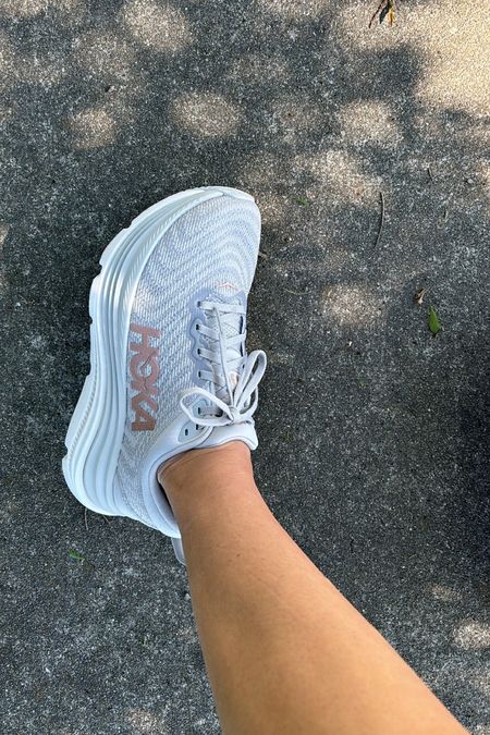 Best running/walking shoes ever! I love this nice neutral pair I just picked up called grey mist. They run true to size. I always go up a half to a full size since I run in them and don’t want my toes touching the front. 

Hoka one 
Women’s running shoes
Best running shoes 

#LTKActive #LTKOver40 #LTKShoeCrush