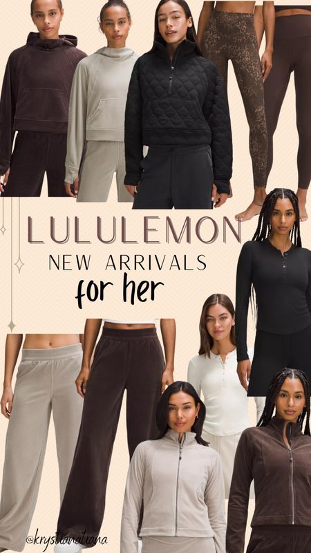 Lululemon New Arrivals for Her! 









Lululemon, gift guide, comfy stylee

#LTKGiftGuide #LTKfitness #LTKHoliday
