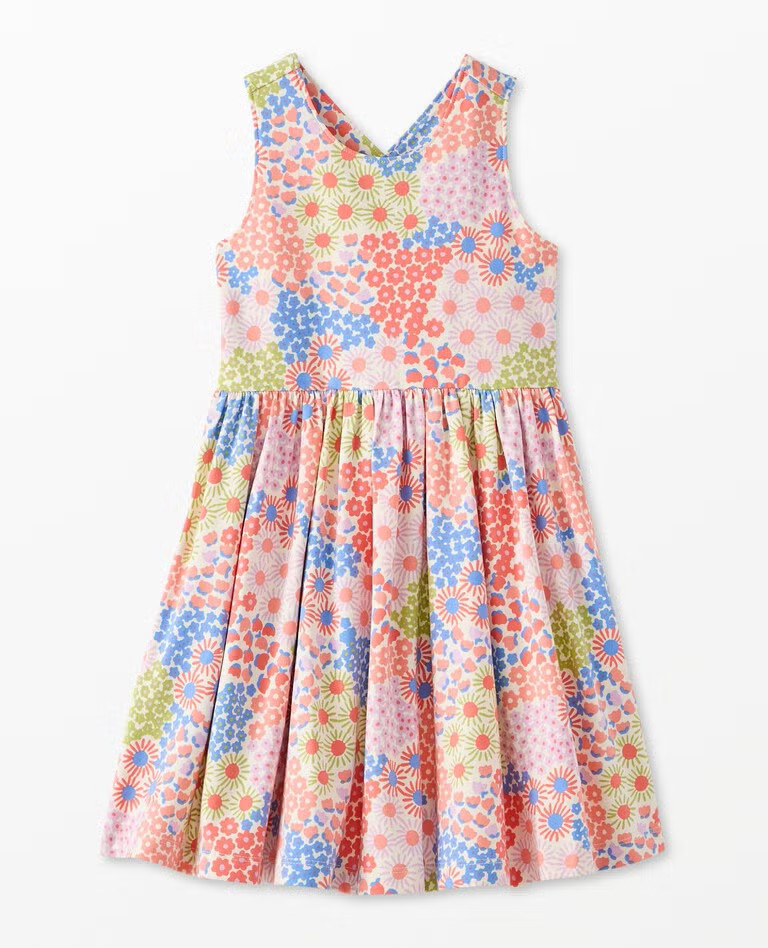 Crossback Skater Dress with Pockets | Hanna Andersson