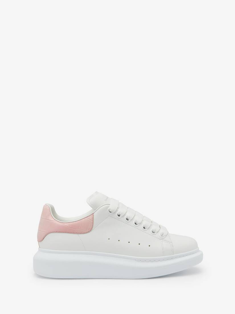 Women's Oversized Sneaker in White/clay | Alexander McQueen